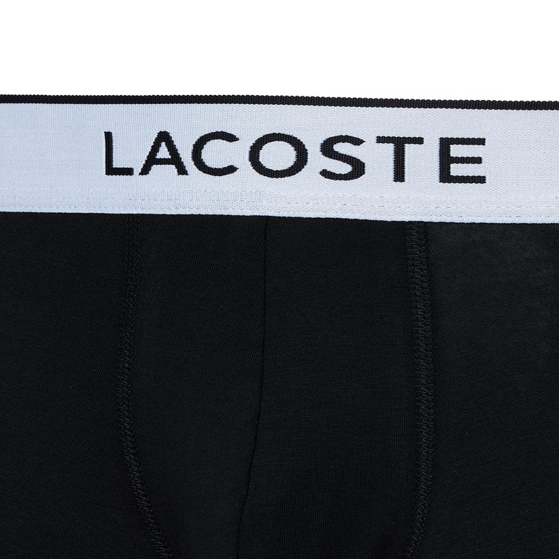 Lacoste férfi boxeralsó 5H8385 3 pár fekete 4