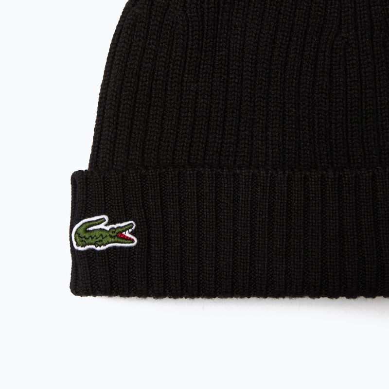 Lacoste téli sapka RB0001 fekete 2