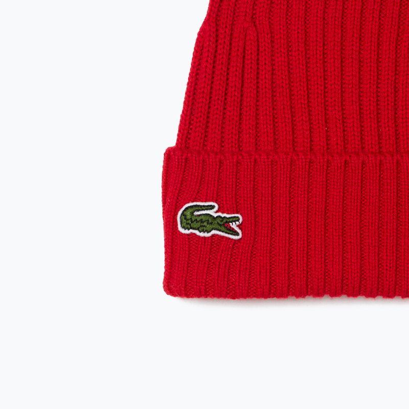 Lacoste téli sapka RB0001 piros 2