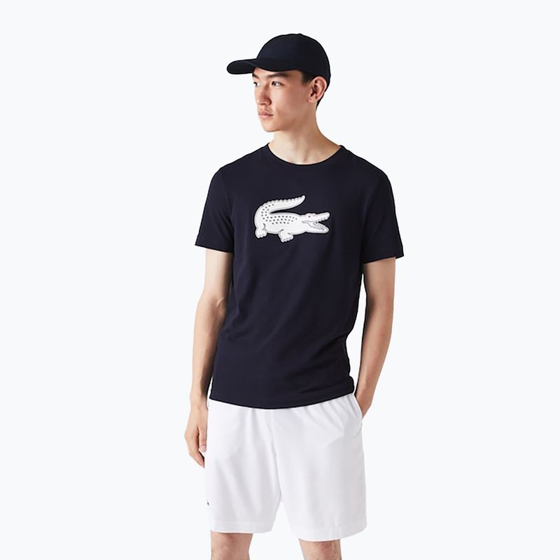 Lacoste férfi teniszpóló tengerészkék TH2042 2