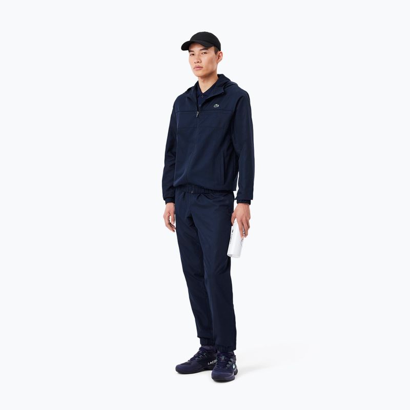 Férfi melegítő Lacoste WH2661 navy blue/navy blue/navy blue 3