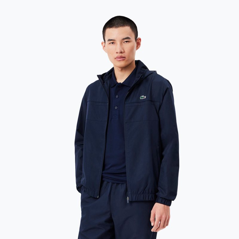 Férfi melegítő Lacoste WH2661 navy blue/navy blue/navy blue 4