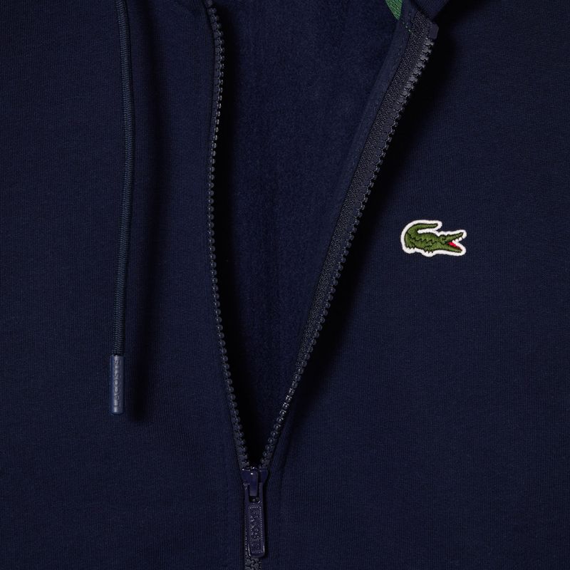 Férfi Lacoste SH9626 sötétkék melegítőfelső 6