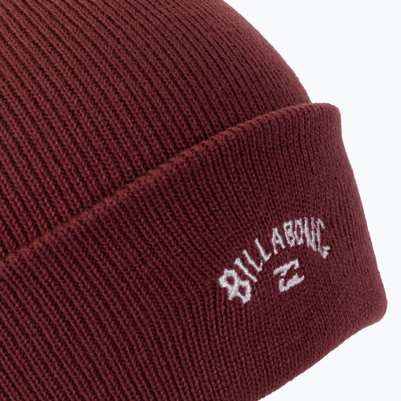 Férfi téli sapka Billabong Arch oxblood 3