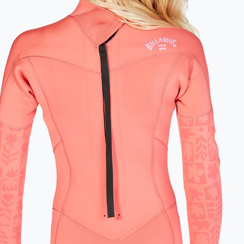 Gyermek úszóhab Billabong 4/3 Teen Synergy BZ vintage coral 4