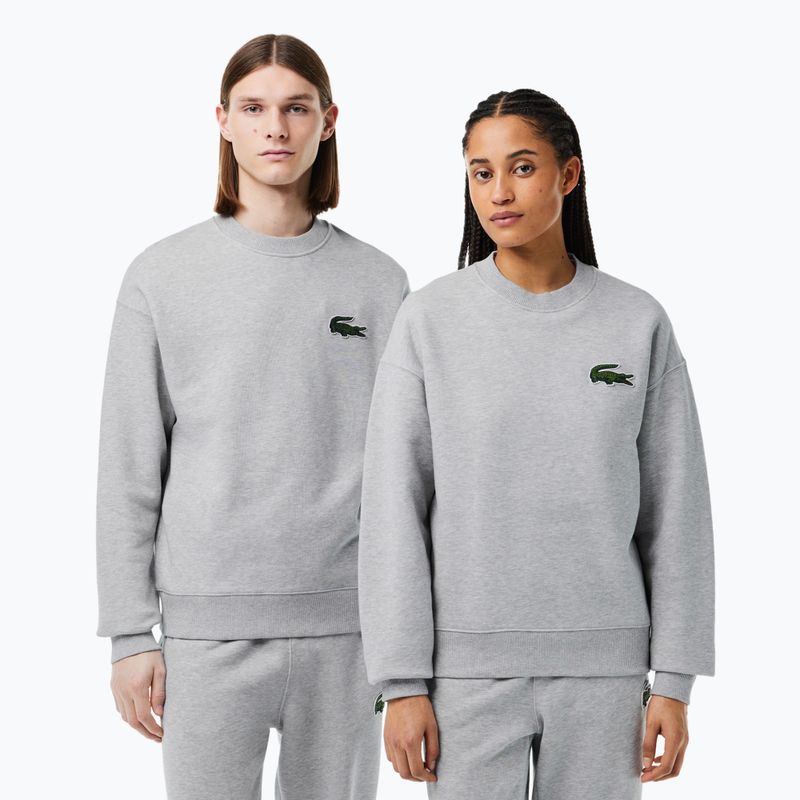 Pulóver Lacoste SH6405 silver chine