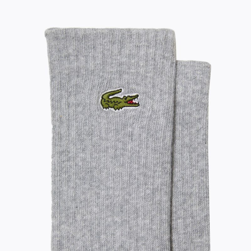 Lacoste RA4182 3 pár ezüstszínű/fehér/tengerészkék zokni 2