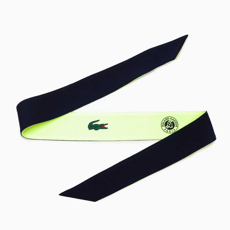 Lacoste női fejpánt sárga és tengerészkék RL8144