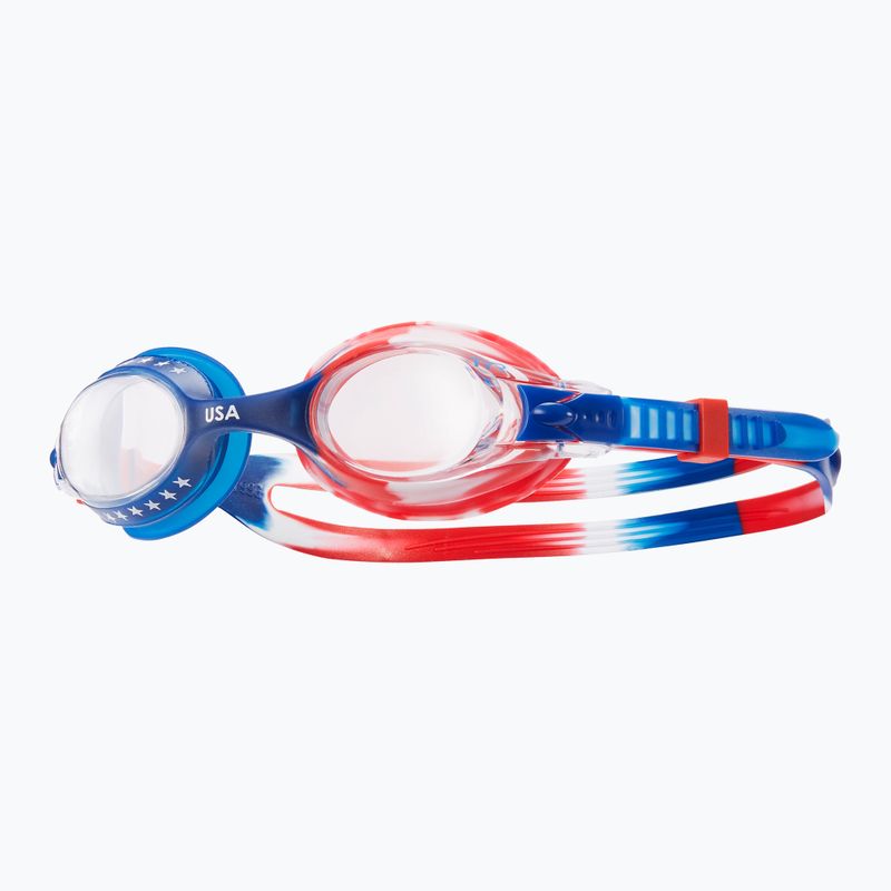 Úszószemüveg TYR Swimple USA clear/red/navy 6