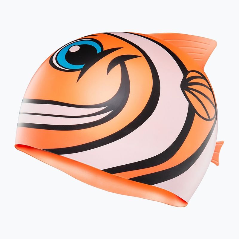 TYR Charactyr Happy Fish gyermek úszósapka narancssárga LCSHFISH 2