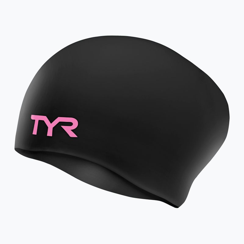 TYR Wrinkle-Free úszósapka fekete/rózsaszín LCSLB_121 3