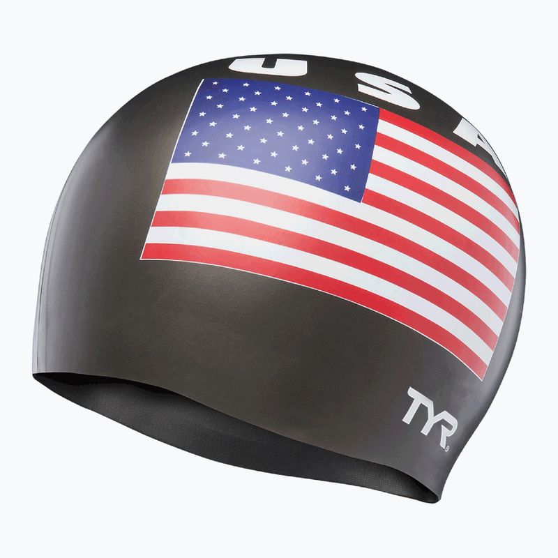 TYR USA Szilikon úszósapka fekete