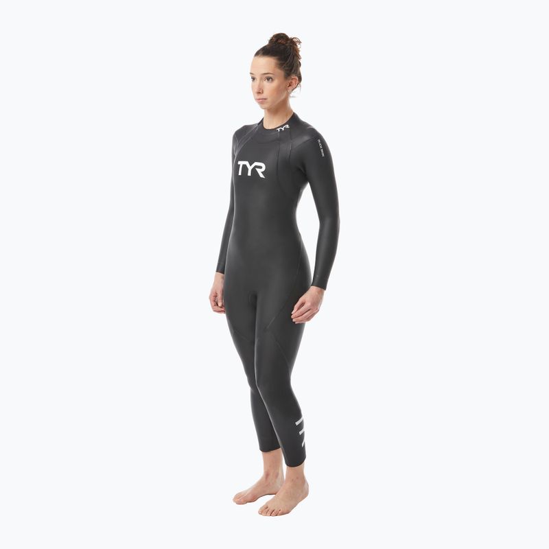 Női TYR Hurricane Cat 1 triatlon búvárruha fekete HCAOF 3