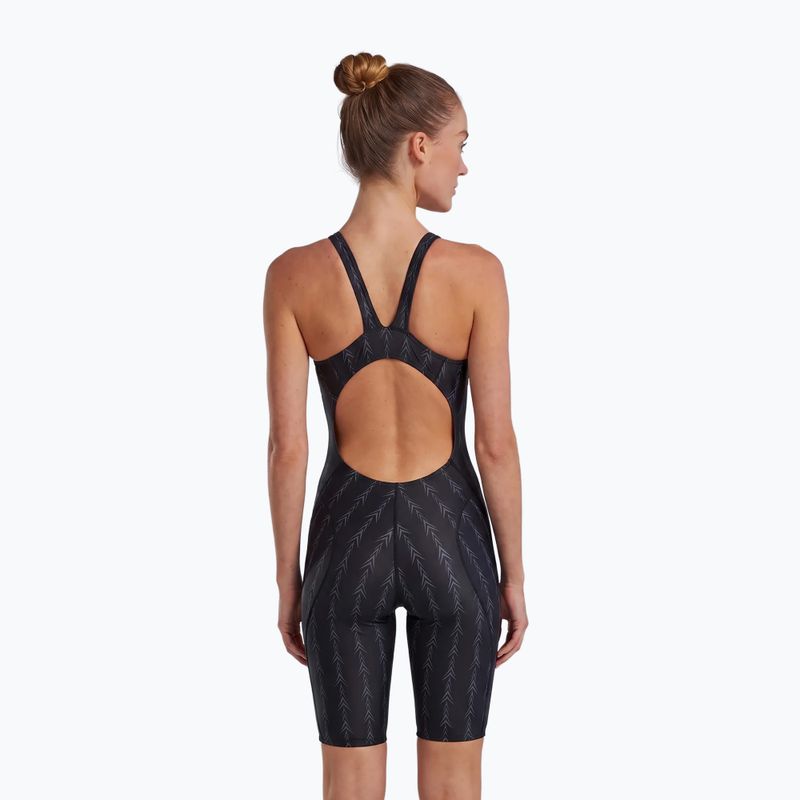 Női egyrészes fürdőruha TYR Fusion 2 Aerofit Shortjohn black 2