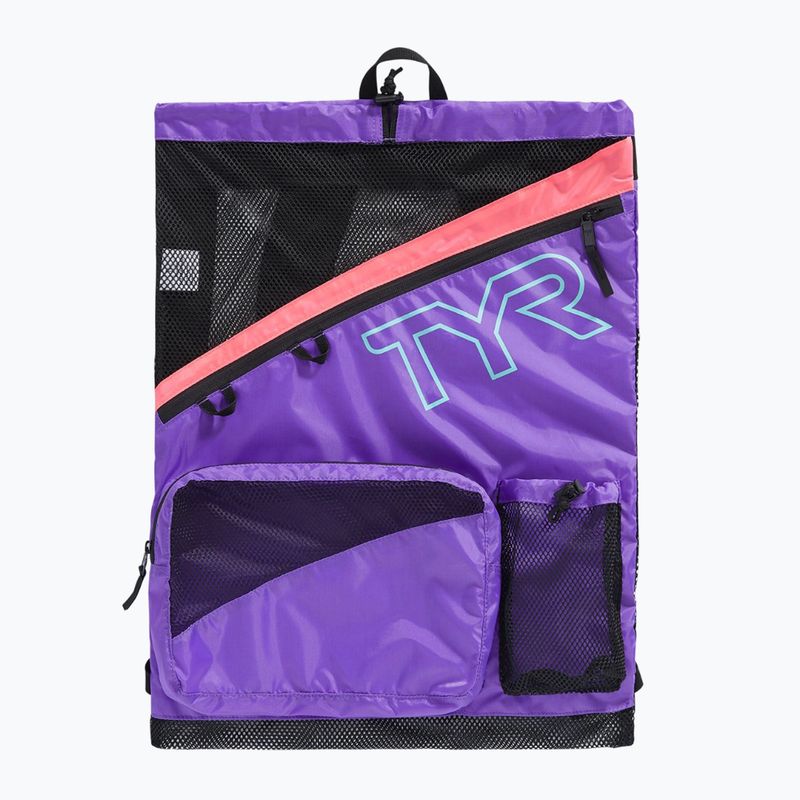 TYR Elite Team Mesh 40 l-es úszótáska rózsaszín / lila