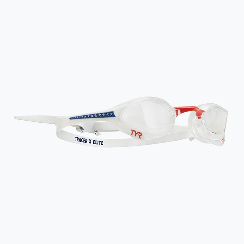 TYR Tracer-X Elite Racing úszószemüveg világos/piros/tengerészkék LGTRXEL_642 7