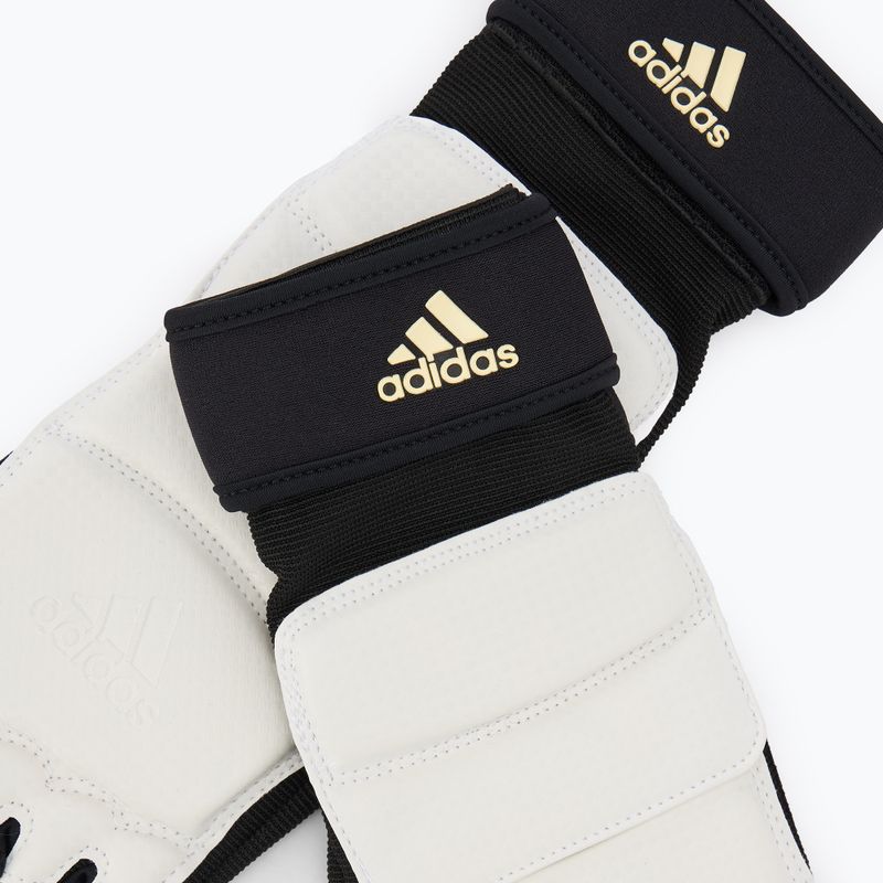 Lábvédő teakwondo adidas WT fehér/fekete 5