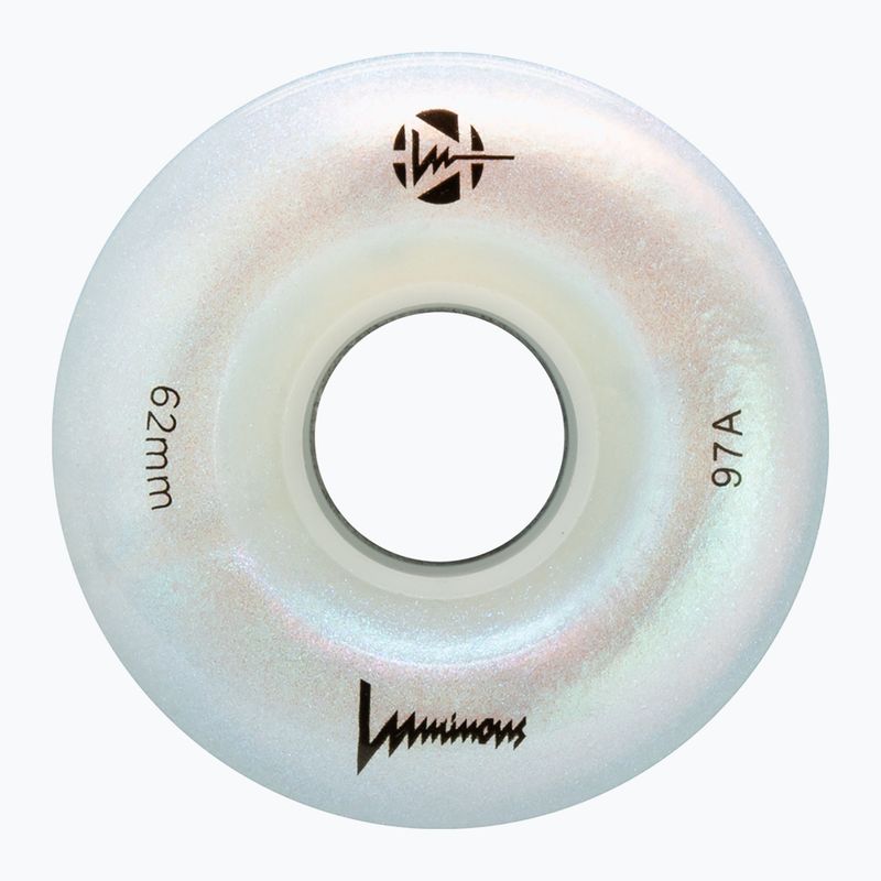 Görkorcsolya kerekek FR Skates Luminous Led Quad Wheel 62mm/97A X4 white pearl 3
