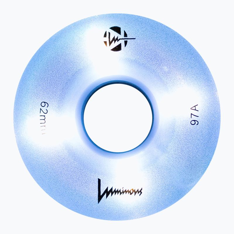 Görkorcsolya kerekek FR Skates Luminous Led Quad Wheel 62mm/97A X4 white pearl 4