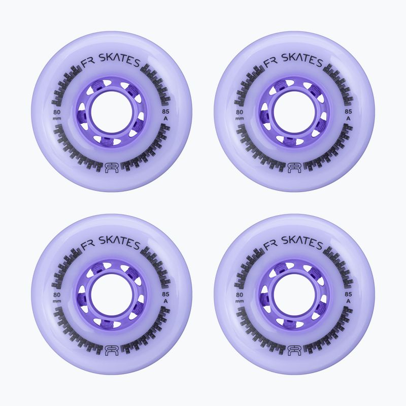 Görkorcsolya kerekek FR Skates Downtown Wheel 80mm/85A X4 light purple/purple 2
