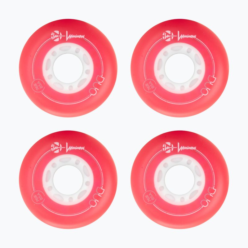 Görkorcsolya kerekek Luminous Led Wheels Duo 76mm/85A X4 red/blue 2