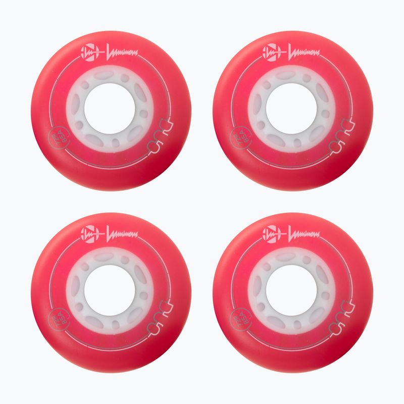 Görkorcsolya kerekek Luminous Led Wheels Duo 72mm/85A X4 red/blue 2