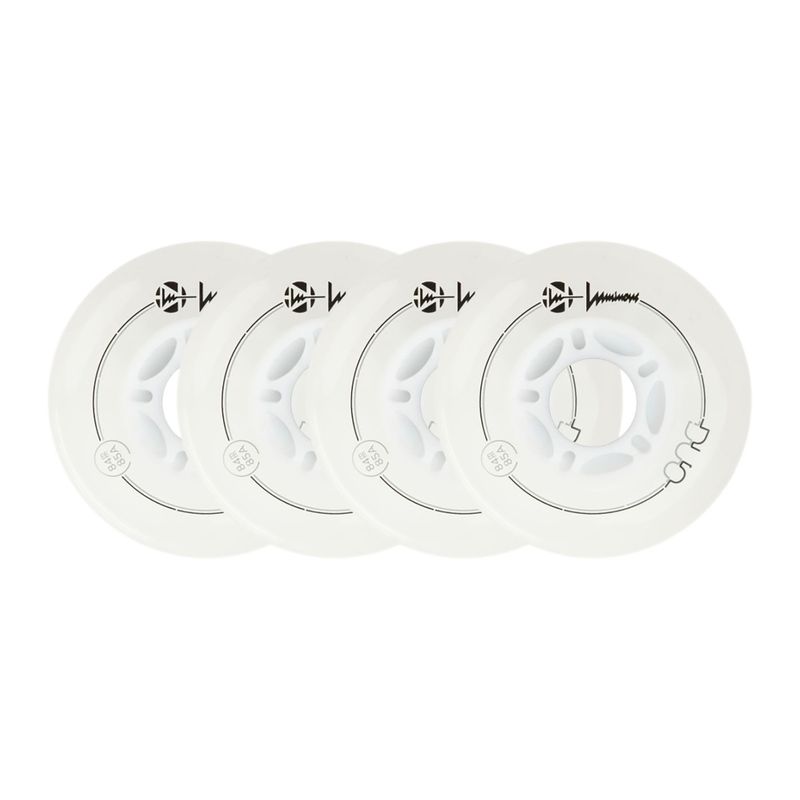 Görkorcsolya kerekek Luminous Led Wheels Duo 84mm/85A X4 white/blue 6