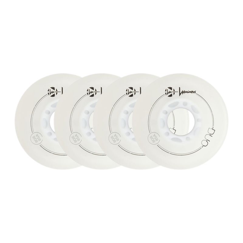 Görkorcsolya kerekek Luminous Led Wheels Duo 80mm/85A X4 white/blue 6