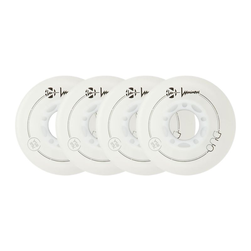 Görkorcsolya kerekek Luminous Led Wheels Duo 76mm/85A X4 white/blue 6
