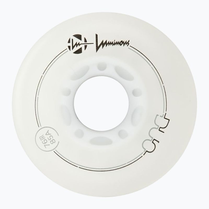 Görkorcsolya kerekek Luminous Led Wheels Duo 76mm/85A X4 white/blue 3