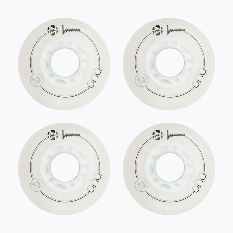 Görkorcsolya kerekek Luminous Led Wheels Duo 72mm/85A X4 white/blue 2