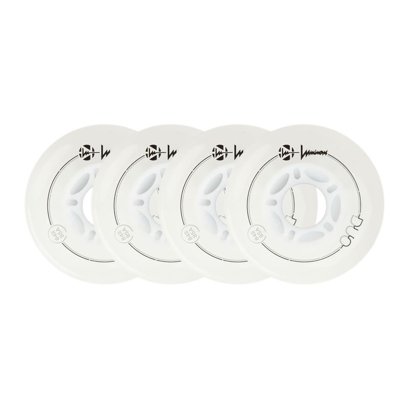 Görkorcsolya kerekek Luminous Led Wheels Duo 84mm/85A X4 white/red 6