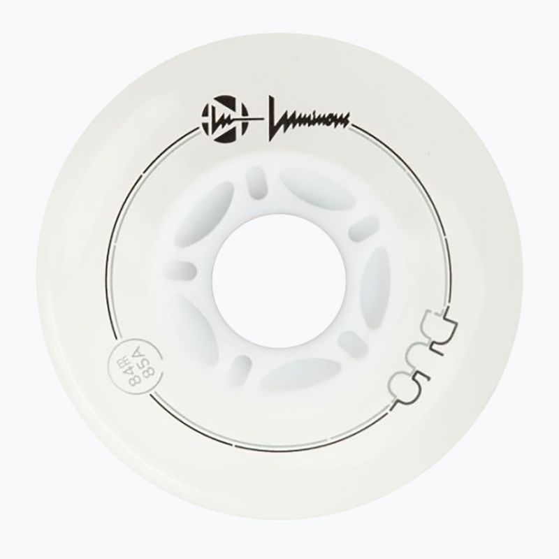 Görkorcsolya kerekek Luminous Led Wheels Duo 84mm/85A X4 white/red 3