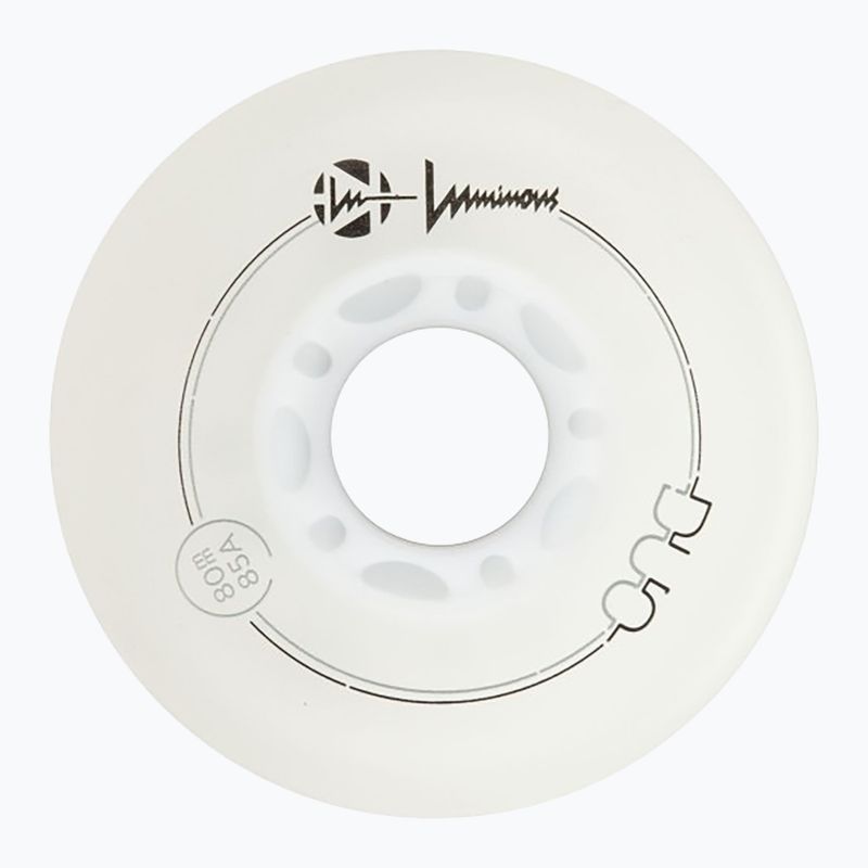 Görkorcsolya kerekek Luminous Led Wheels Duo 80mm/85A X4 white/red 3