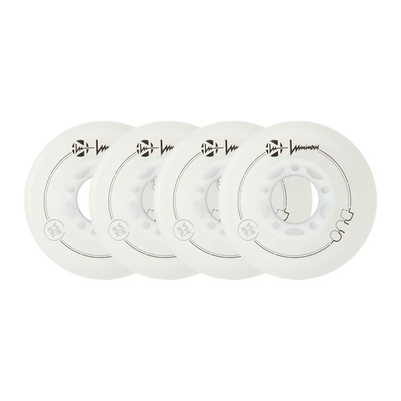 Görkorcsolya kerekek Luminous Led Wheels Duo 76mm/85A X4 white/red 6