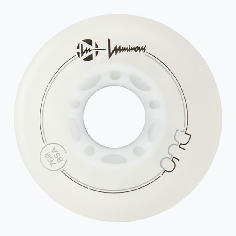 Görkorcsolya kerekek Luminous Led Wheels Duo 76mm/85A X4 white/red 3