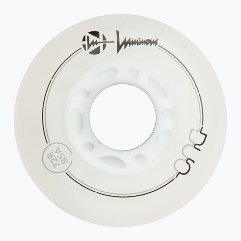 Görkorcsolya kerekek Luminous Led Wheels Duo 72mm/85A X4 white/red 3