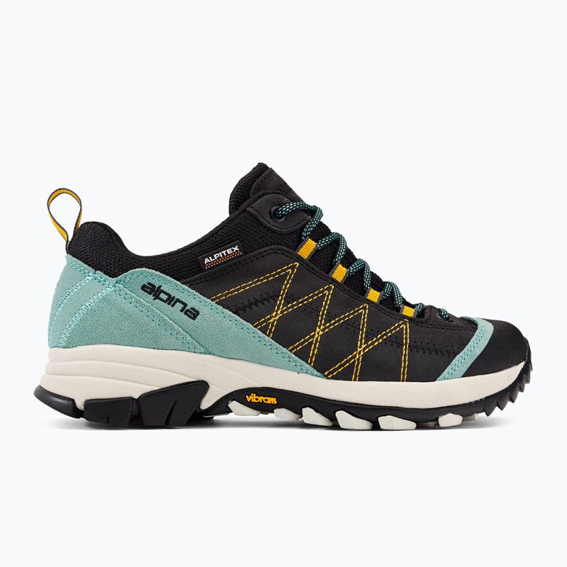 Női túrabakancsok Alpina Glacia opal blue/black 2