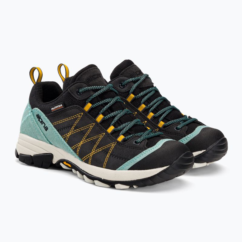 Női túrabakancsok Alpina Glacia opal blue/black 4