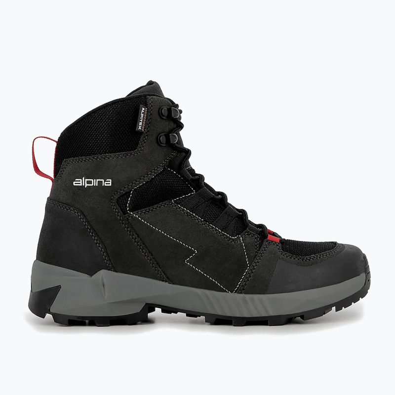 Férfi túrabakancsok Alpina Tracker Mid black/grey 11