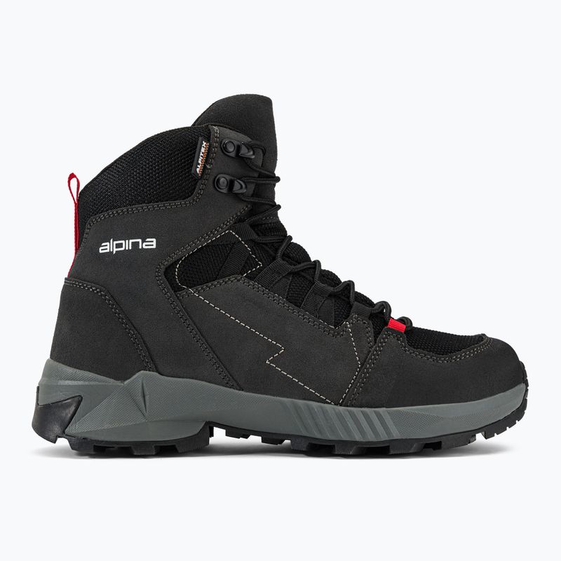 Férfi túrabakancsok Alpina Tracker Mid black/grey 2