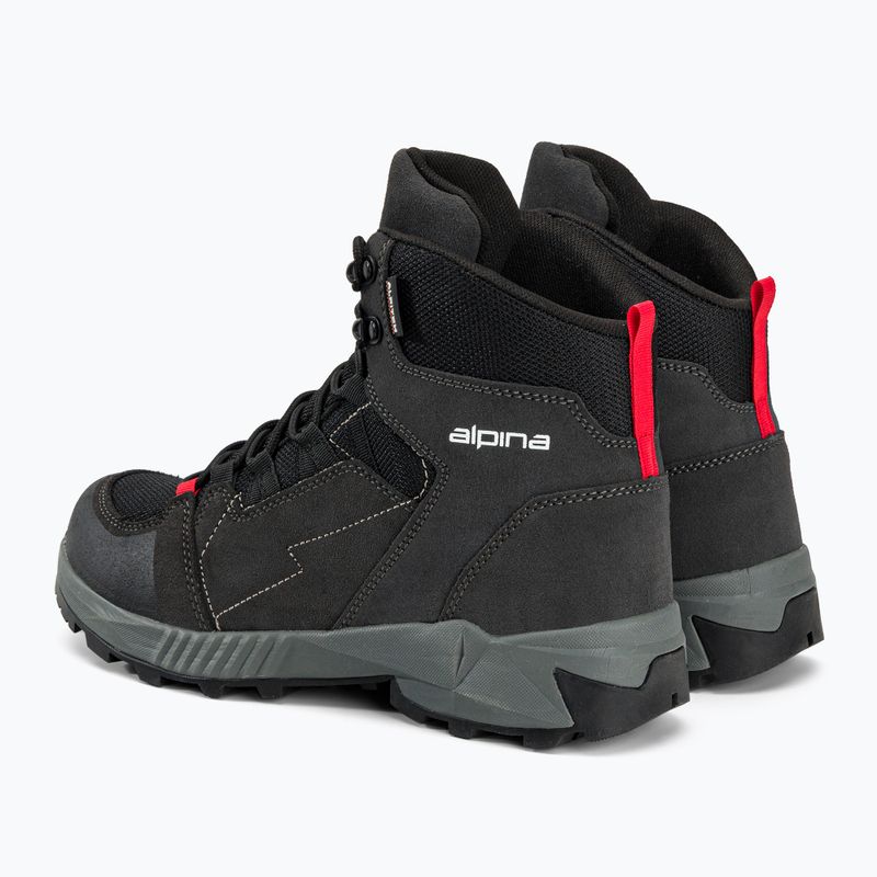 Férfi túrabakancsok Alpina Tracker Mid black/grey 3