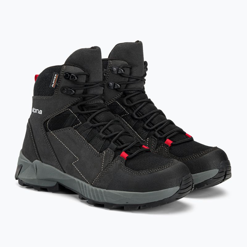 Férfi túrabakancsok Alpina Tracker Mid black/grey 4