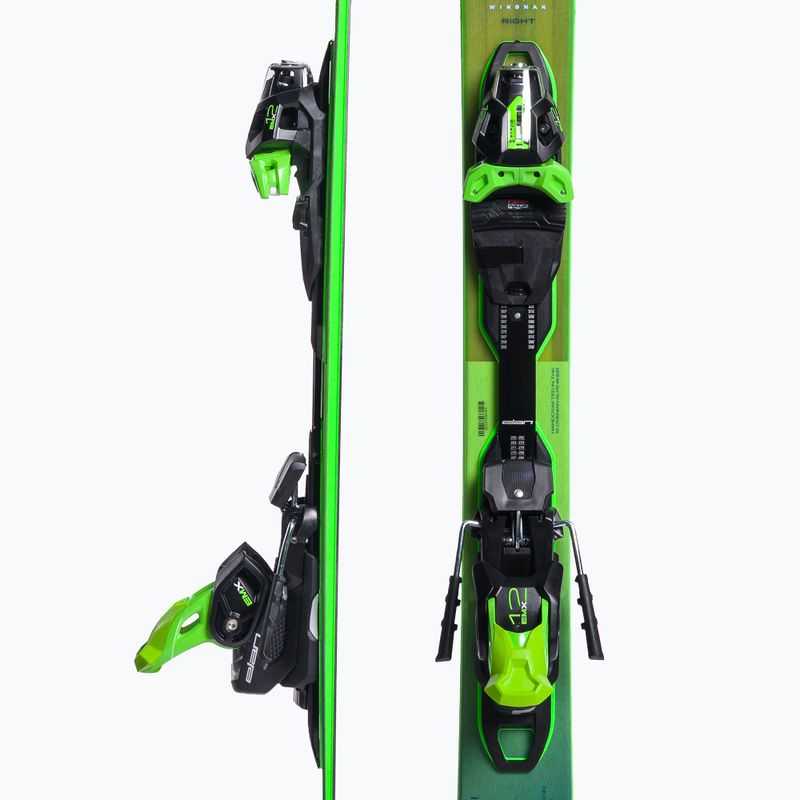 Elan Wingman 86 CTI Fusion X + EMX 12 férfi lesiklás síléc zöld ABAHBR21 5