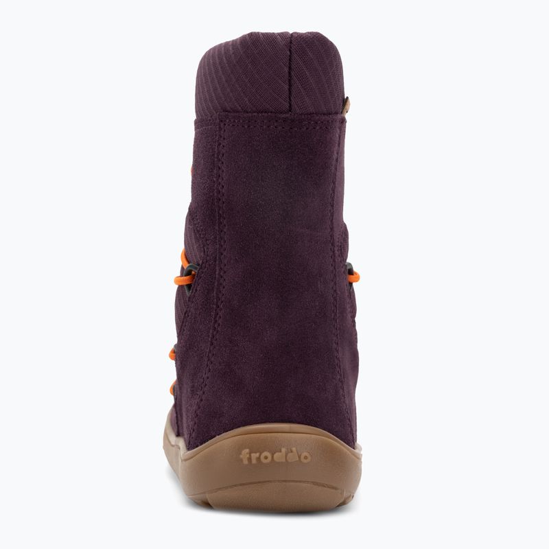 Froddo Tex Track Wool lila gyerek barefoot hótaposó 6
