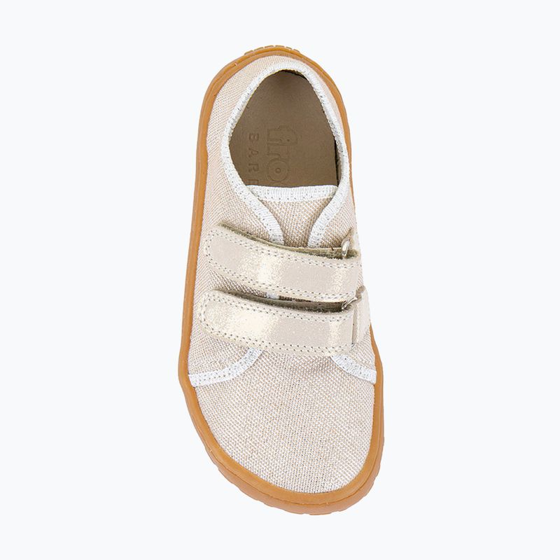 Gyerek barefoot cipők Froddo Canvas gold shine 6