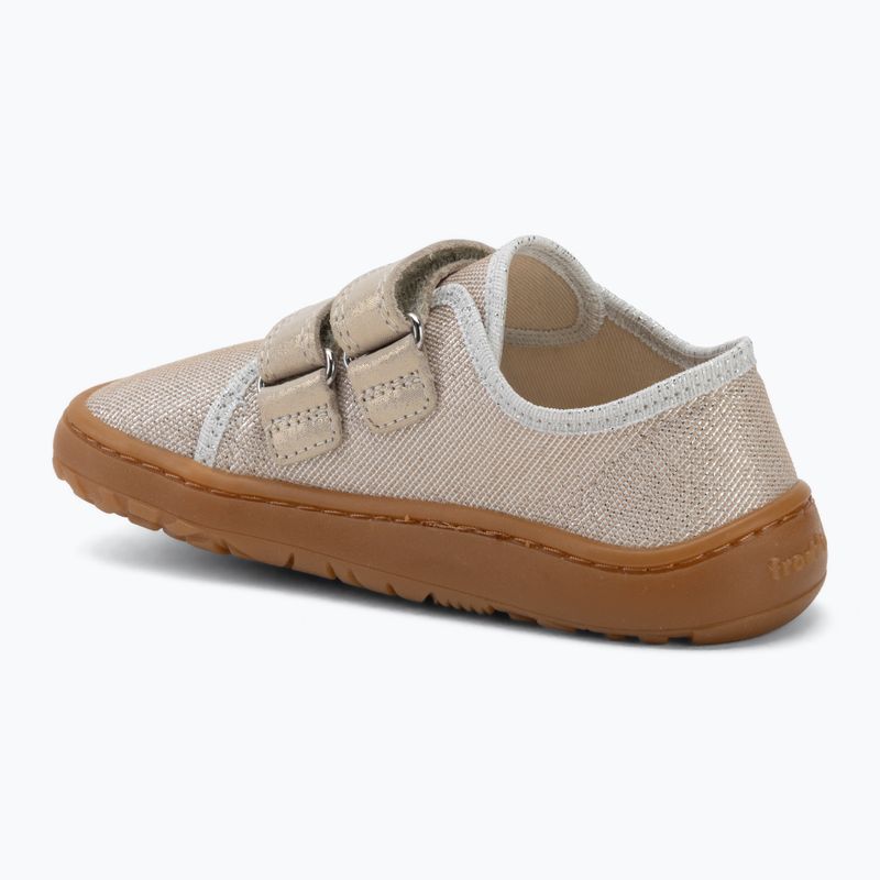 Gyerek barefoot cipők Froddo Canvas gold shine 3