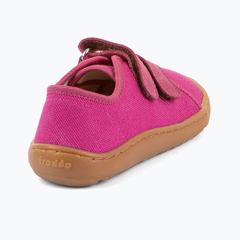 Gyerek barefoot cipők Froddo Canvas fuchsia 5
