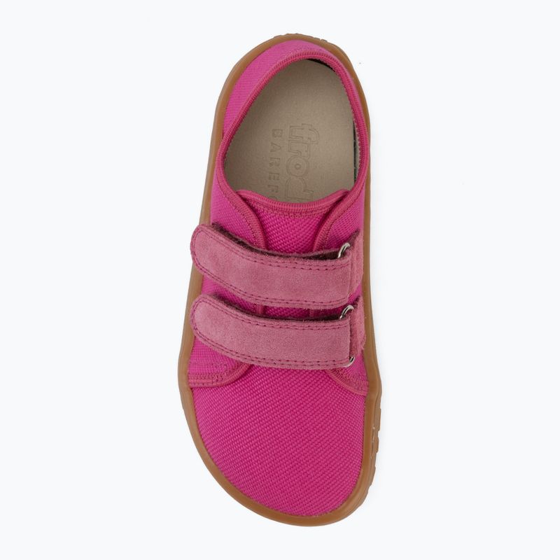 Gyerek barefoot cipők Froddo Canvas fuchsia 5