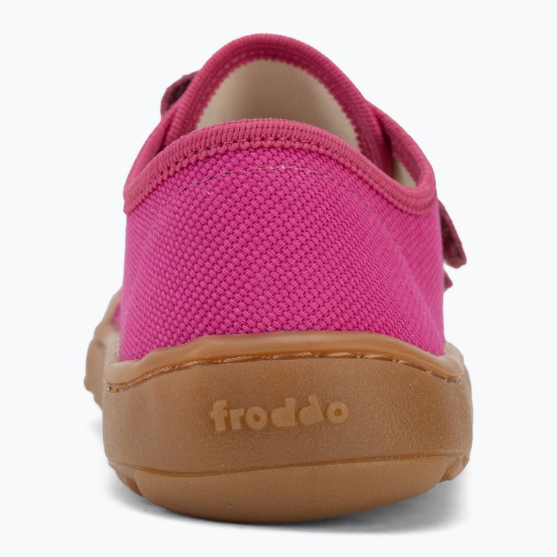 Gyerek barefoot cipők Froddo Canvas fuchsia 6